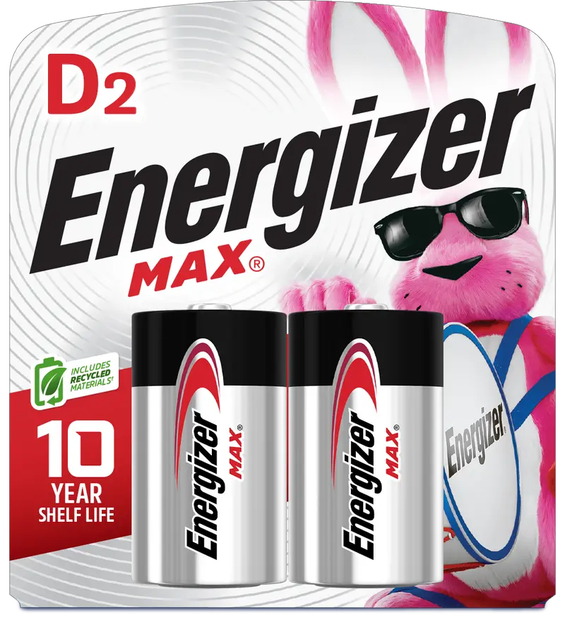 Energizer Max® D Alkaline Batteries 1
