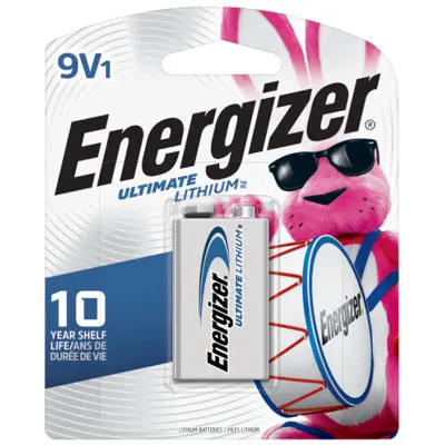 Energizer® Ultimate Lithium™ Batteries 9V 1