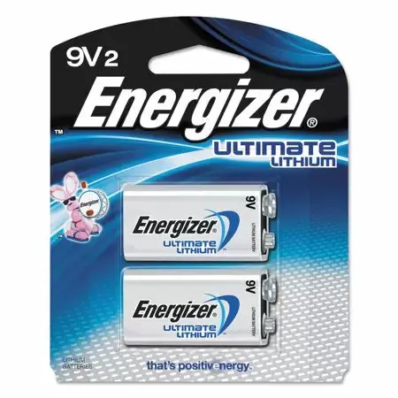 Energizer® Ultimate Lithium™ Batteries 9V 2 Pack 1