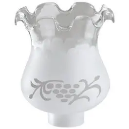 Etched Crimp Top Shade, 5-In. 1