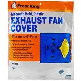 Exhaust Fan Cover, Plastic, 10-1/4-In. Diam. 1