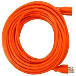 Extension Cord, 16/3, Orange, 50-Ft. 1