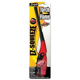 Ez Squeeze Torch Flame Utility Lighter, Wind-Resistant, Assorted Colors 1