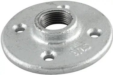 F-34 3/4 Galv Floor Flange 1