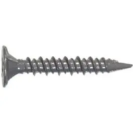 Fas-N-Tite Cement Board Screws, Phillips, Gray Ceramic, 1-5/8-In. X #8, 50-Pk. 1