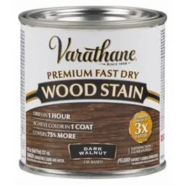 Fast Dry Interior Wood Stain, Oil-Based, Dark Walnut, 1/2-Pt. 1