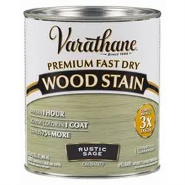 Fast Dry Interior Wood Stain, Oil-Based, Rustic Sage, 1-Qt. 1