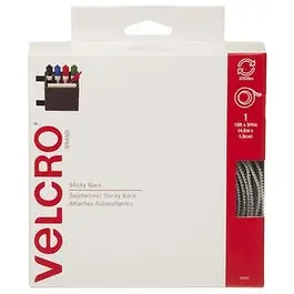 Fastener Tape, White, .75-In. X 15-Ft. 1