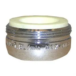 Faucet Aerator, Chrome, 1.8-Gpm, 15/16-In. Male X 27 1