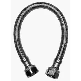 Faucet Connector, Stainless Steel, 3/8 Compression X 1/2 Fip X 12-In. 1