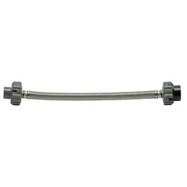 Faucet Supply Line Connector, Click Seal, 3/8 X 1/2 X 16-In. 1
