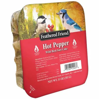 Feathered Friend Hot Pepper Suet Wild Bird Food 1
