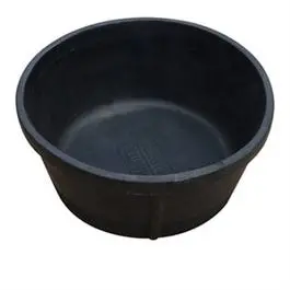 Feed Pan, Rubber, 3-Gals. 1