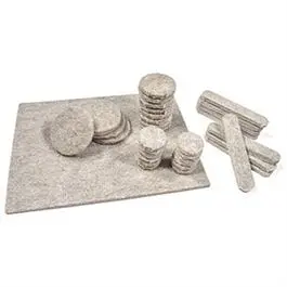 Felt Pads, Tan, Assorted, 33-Pk. 1