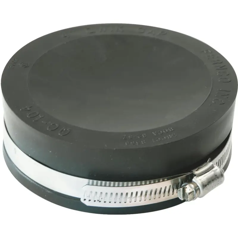 Fernco 2 In. Flexible Slip Pvc Cap 1