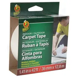 Fiberglass Carpet Tape, Indoor/Outdoor, 1.41-In. X 42-Ft. 1