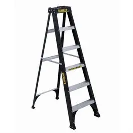 Fiberglass Step Ladder, 250-Lbs., Type I, 6-Ft. 1