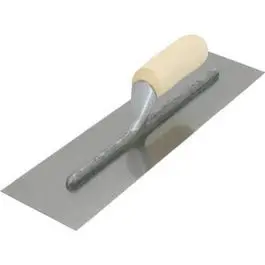 Finishing Trowel, Curved Handle, Steel Blade, 11 X 4.5-In. 1