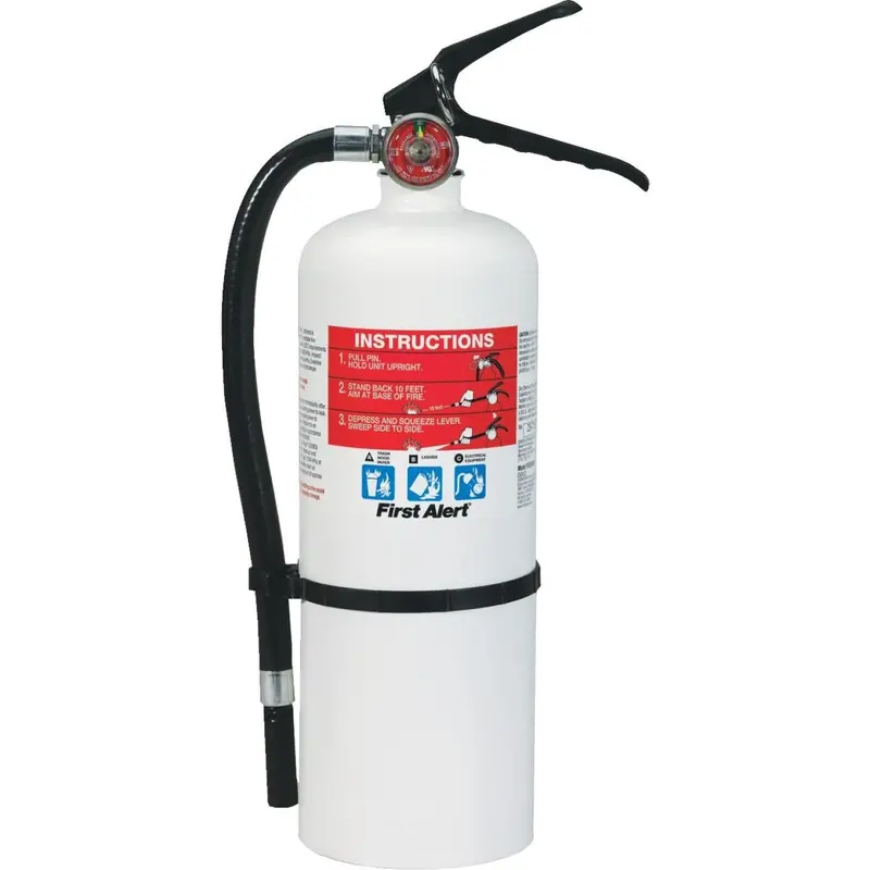 First Alert 2-A:10-B:C Rechargeable Heavy-Duty Home Fire Extinguisher 1