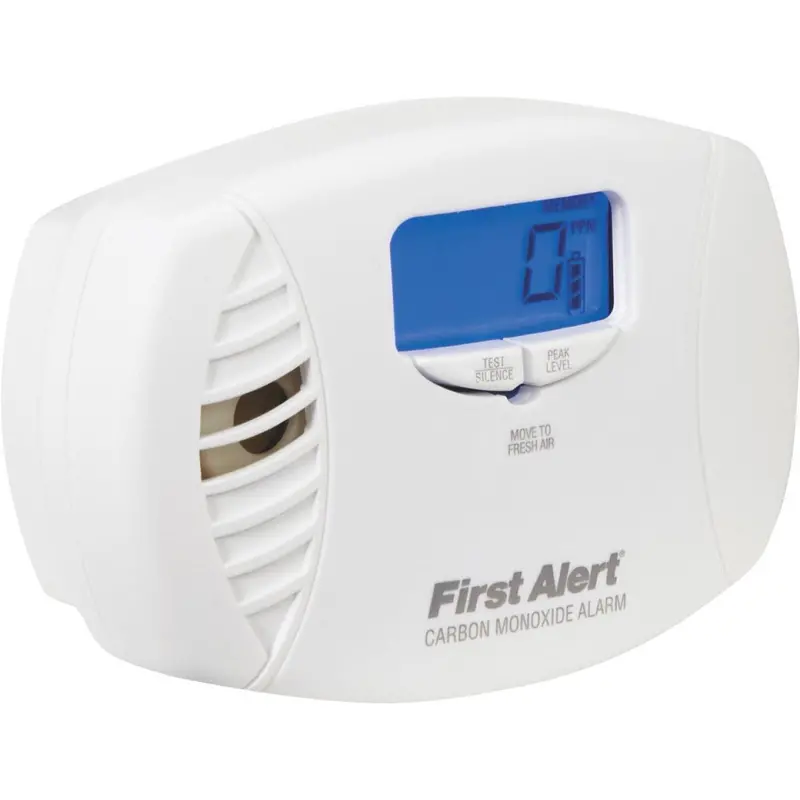 First Alert Plug-In 120V Electrochemical Easy To Read Digital Display Carbon Monoxide Alarm 1