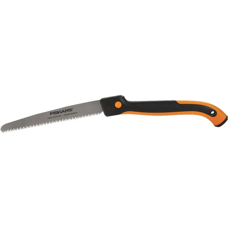 Fiskars Power Tooth Softgrip 10 In. Folding Pruning Saw 1