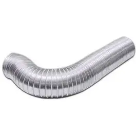 Flexible Duct Pipe, Aluminum, 4-In. X 8-Ft. 1