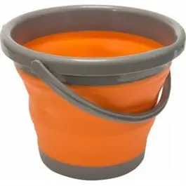 Flexware Collapsible Bucket, Orange, 5-Liter 1