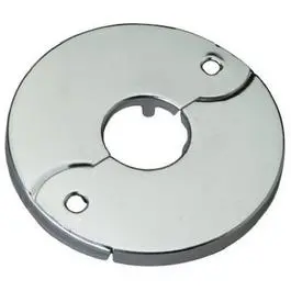Floor/Ceiling Split Flange, Chrome-Plated Brass, 1/2-In. Ip X 3/4-In. O.D. 1