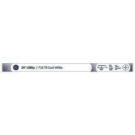 Fluorescent Light Bulb, T8, Cool White, 24-In., 18-Watts 1
