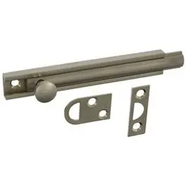 Flush Surface Bolt, Satin Nickel 1