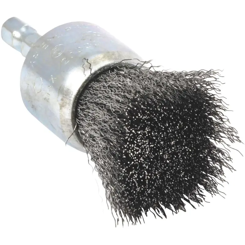 Forney 1 In. Hex .012 In. Drill-Mounted Wire Brush 1