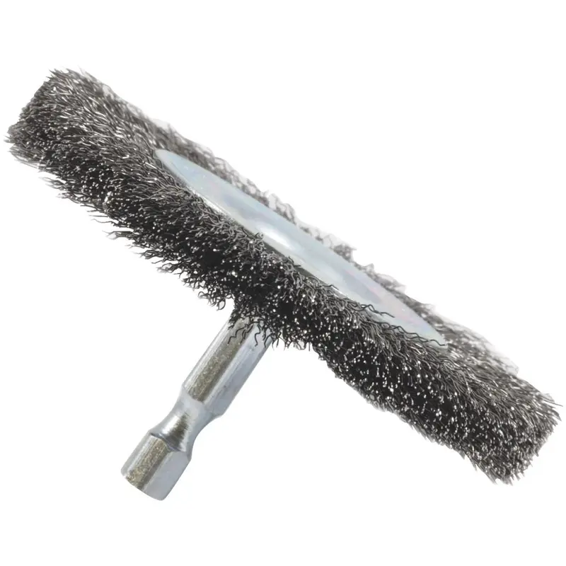 Forney 3 In. Hex Crimped, Fine Drill-Mounted Wire Wheel 1