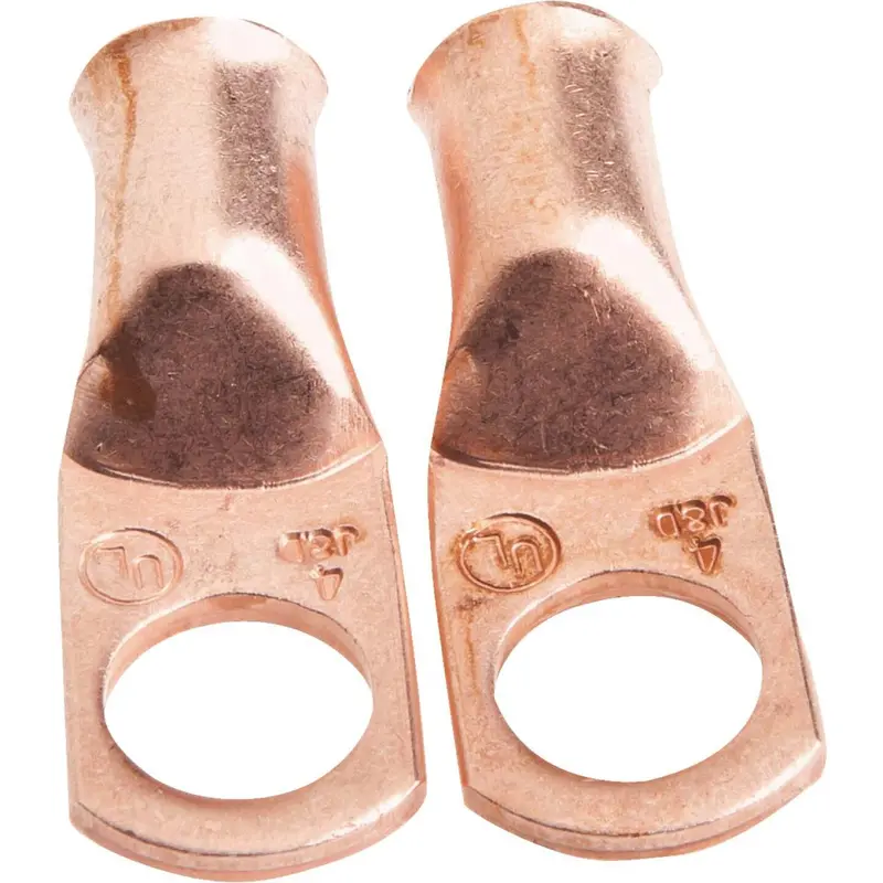 Forney #4 Cable X 3/8 In. Stud Copper Cable Lug (2-Pack) 1