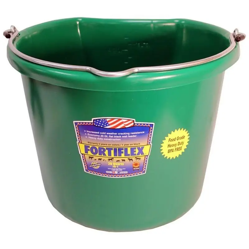 Fortiflex 20 Quart Economy Flat Back Bucket 2