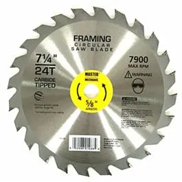 Framing Combo Circular Saw Blade, 24 Teeth, 7-1/4-In. 1