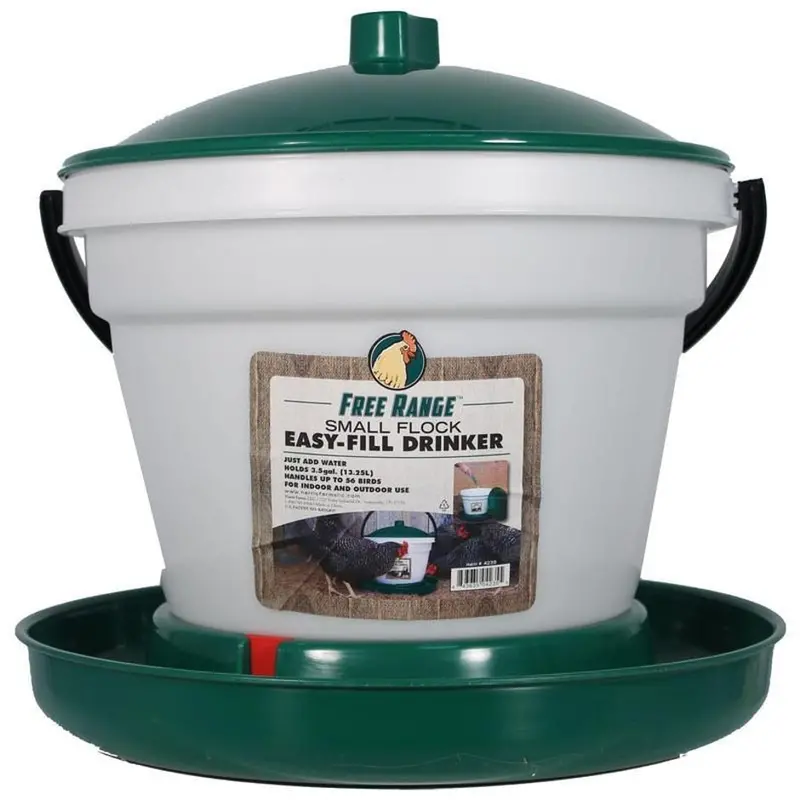 Free Range Ez Fill Plastic Poultry Waterer 1
