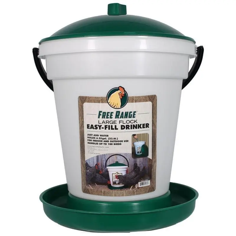 Free Range Ez Fill Plastic Poultry Waterer 1