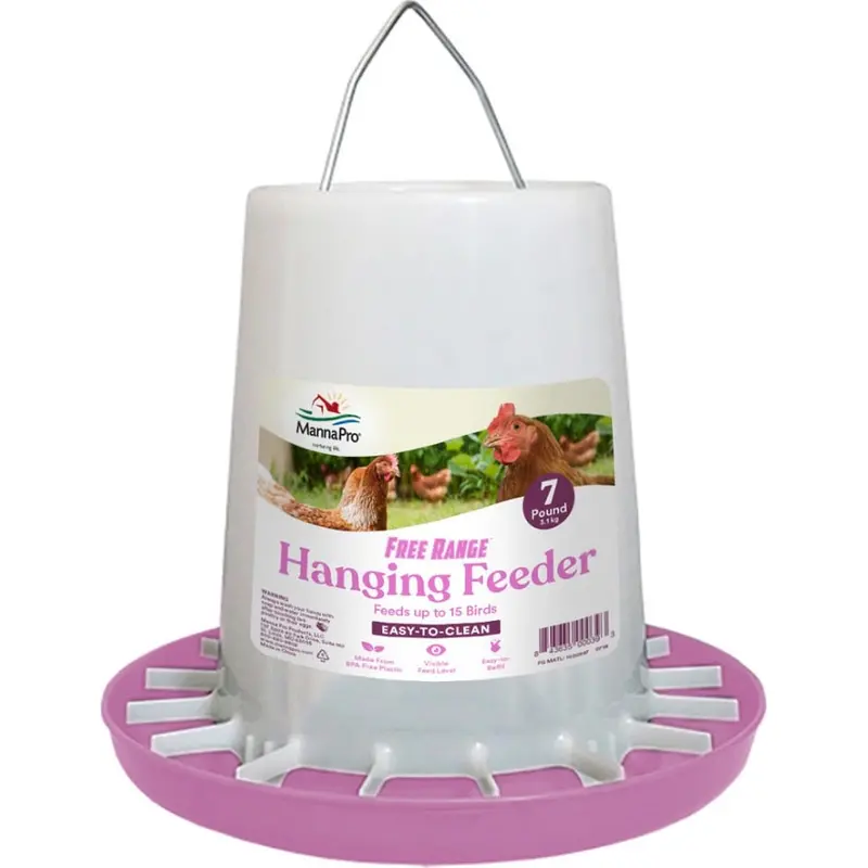 Free Range Plastic Hanging Poultry Feeder 1