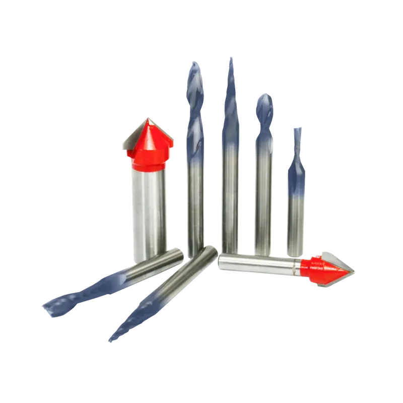 Freud 8 Piece Cnc Router Bit Signmaking Set 1