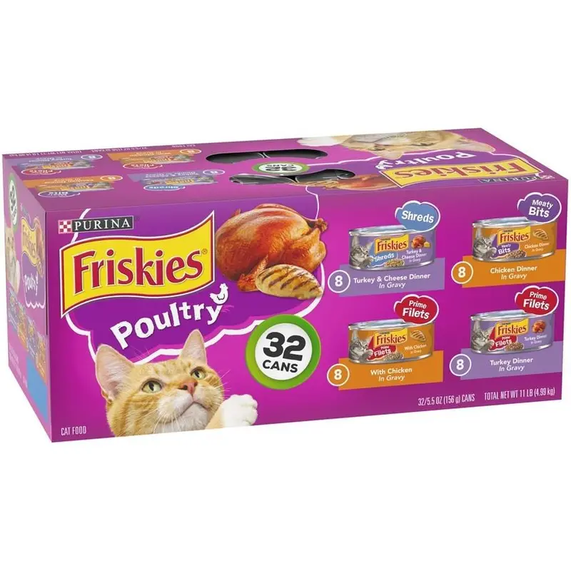 Friskies Poultry Variety Canned Cat Food 1