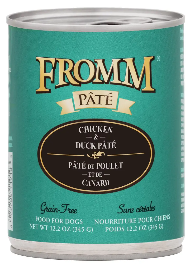 Fromm Grain-Free Chicken & Duck Pâté Dog Food 1