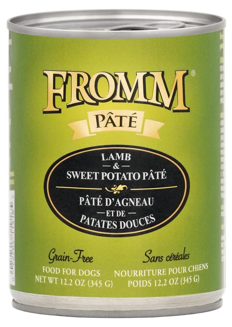 Fromm Grain-Free Lamb & Sweet Potato Pâté Dog Food 1