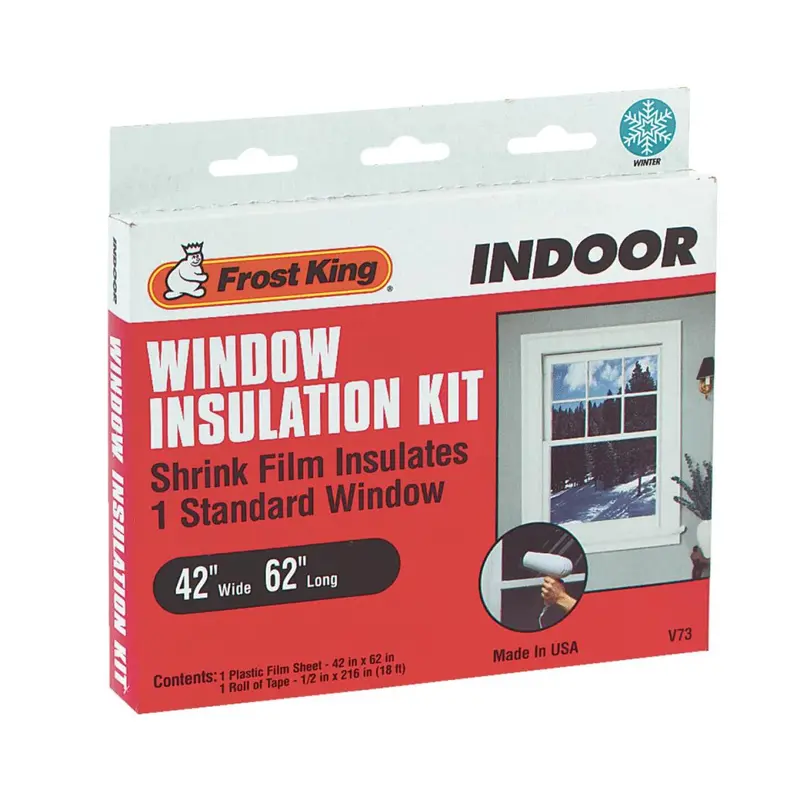 Frost King 42 In. X 62 In. Indoor Shrink Film Window Kit 1