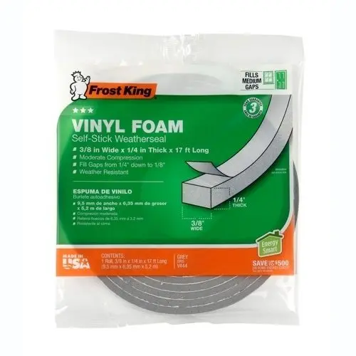 Frost King Vinyl Foam Weatherseal 1