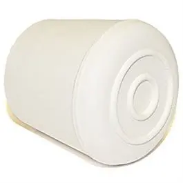Furniture Leg Tip, Off White Rubber, 1-1/8-In., 4-Pk. 1