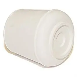Furniture Leg Tip, Off White Rubber, 5/8-In., 4-Pk. 1