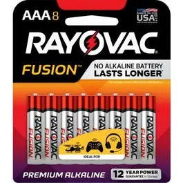 Fusion Advanced Aaa Alkaline Battery, 8-Pk. 1