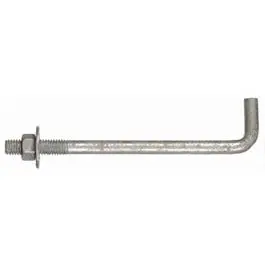 Galvanized Anchor Bolt With Nuts/Washers, 1/2 X 8-In., 50-Pk. 1