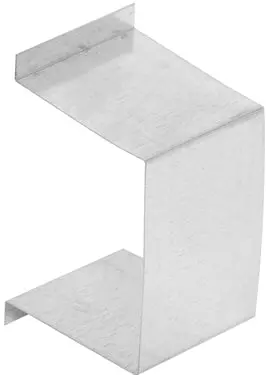 Galvanized Box Rail Endcap 1