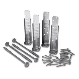 Galvanized Deck Tension Tie Kit With Fasteners, Zmax 1